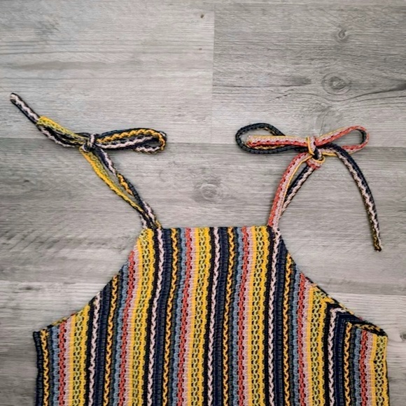 Madewell - Texture and Thread Woven Colorful Unique Top - Small - Picture 3 of 11